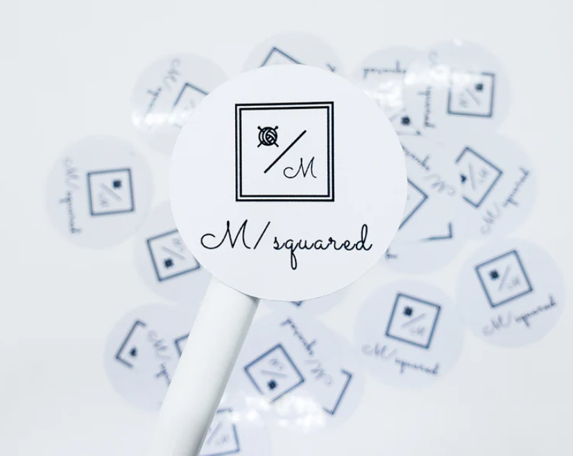 100 قطعة ملصقات شعار الأعمال ا - مراجعة Personalised Candle Label وسعره