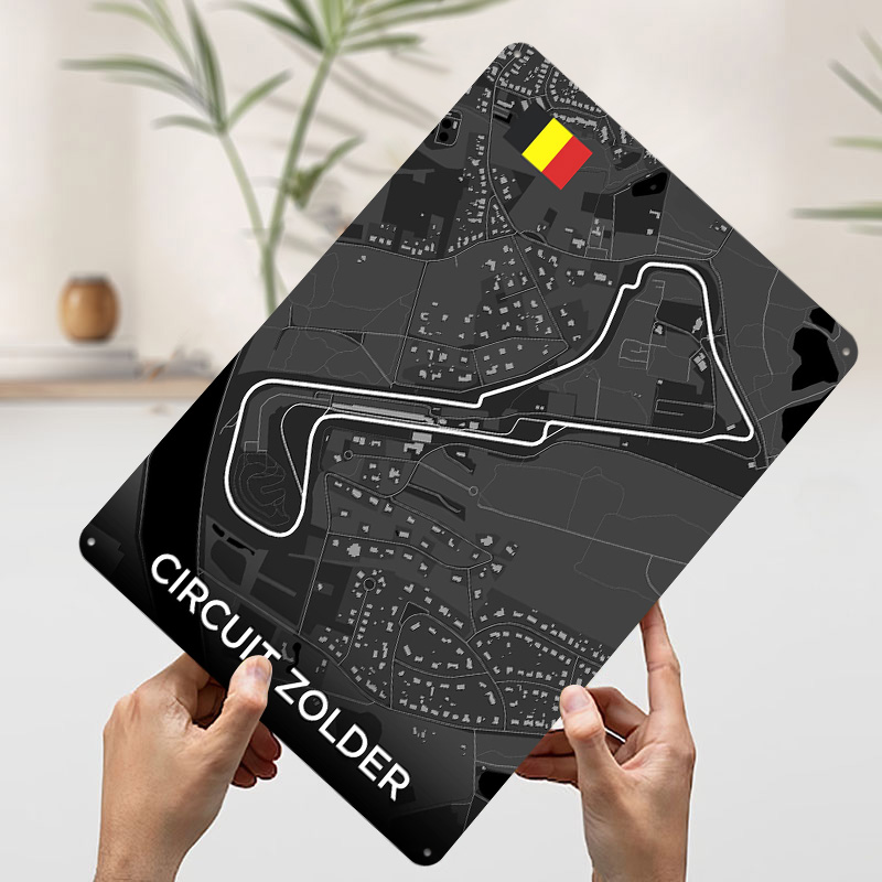 لوحة معدنية مخصصة لخريطة مسار  - مراجعة Custom Map Poster وسعره