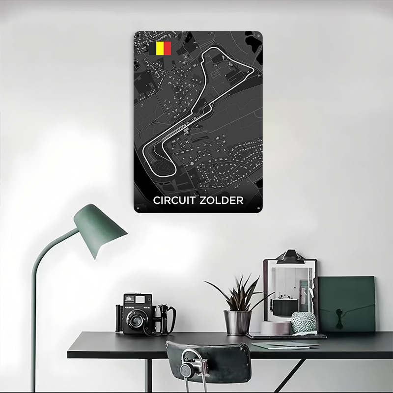 لوحة معدنية مخصصة لخريطة مسار  - مراجعة Custom Map Poster وسعره